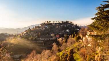 Bergamo renkli günbatımı