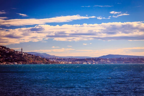 The gulf of trieste in a windy day — Stock Photo, Image