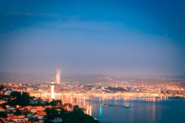 trieste Körfezi akşamları