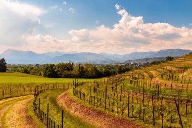 Eski bir İtalyan kırsal köyde