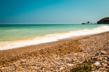 bir yaz günü İtalyan sahil