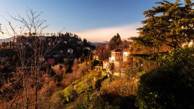 Bergamo renkli günbatımı