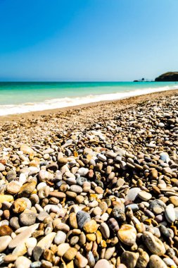 bir yaz günü İtalyan sahil