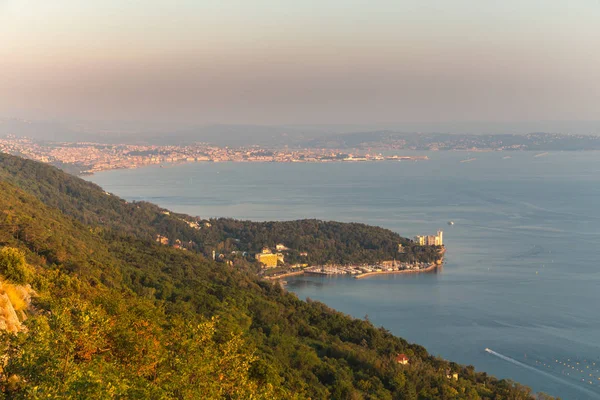 Noite no golfo de trieste — Fotografia de Stock