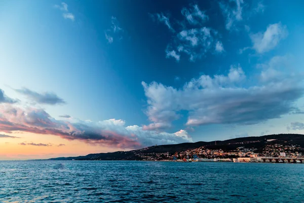 The castle and the lighthouse of Trieste — Stock Photo, Image