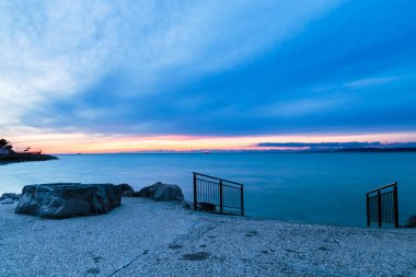 trieste Körfezi akşamları