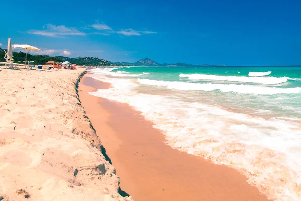 La playa de Costa Rei, Cerdeña — Foto de Stock