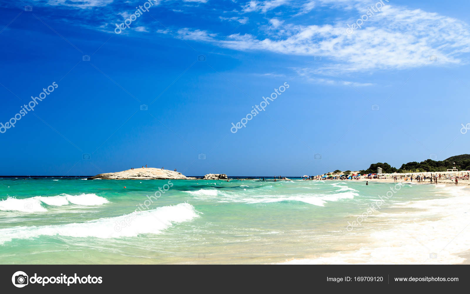 La Spiaggia Di Costa Rei Sardegna Foto Stock Mitchzul