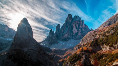 Alp Pusteria vadide trekking sonbahar
