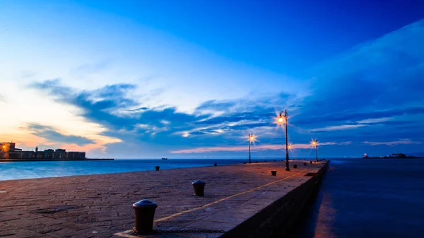 Windy day in the city of Trieste — Stock Photo, Image