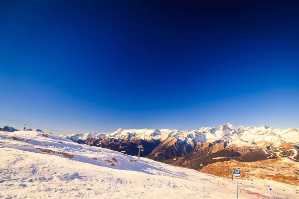 Dolomiti di Brenta egy téli nap — Stock Fotó