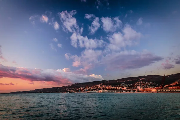 Muelles de Trieste — Foto de Stock