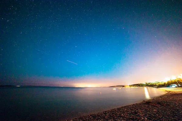 Vía Láctea en el cielo de la croacia — Foto de Stock