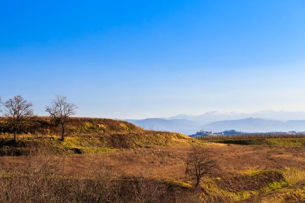 Západ slunce ve vinicích Collio, Itálie — Stock fotografie