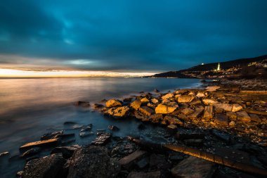 Kale ve deniz feneri Trieste