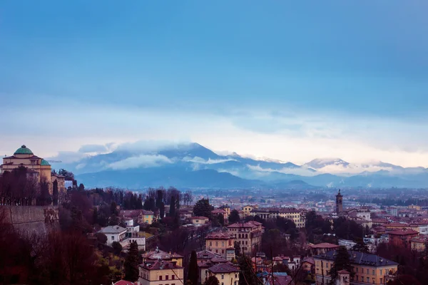 Rainy day in Bergamo — Stock Photo, Image