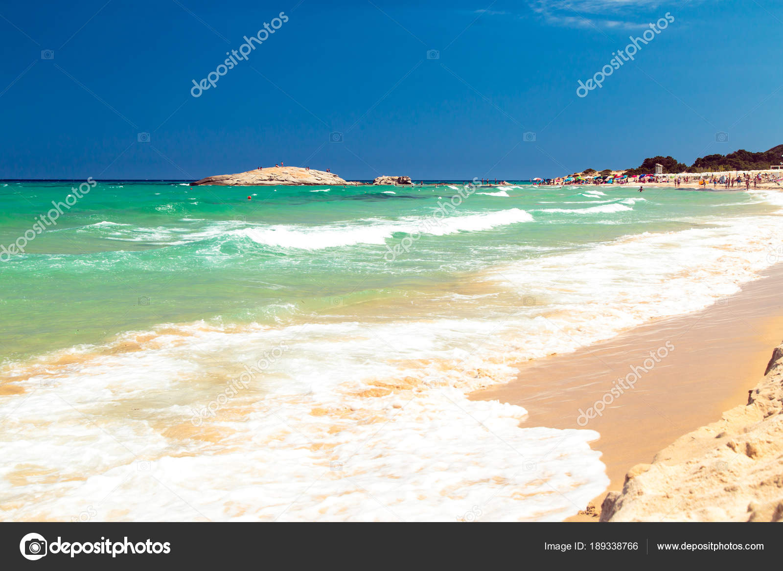 La Spiaggia Di Costa Rei Sardegna Foto Stock Mitchzul