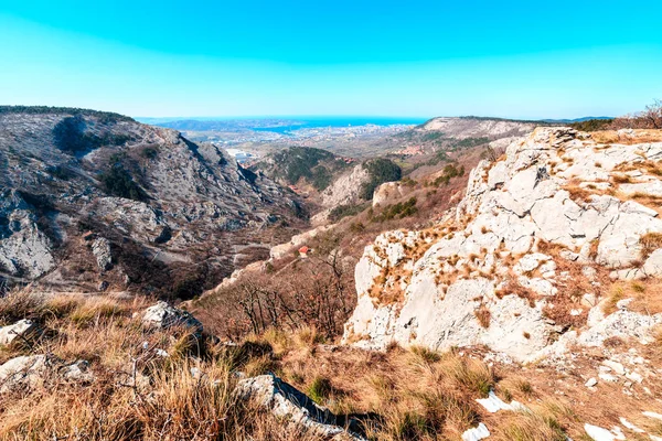 Slunečný den v Val Rosandra — Stock fotografie