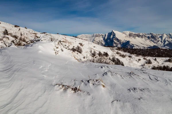 Am Matajur an einem Wintertag — Stockfoto