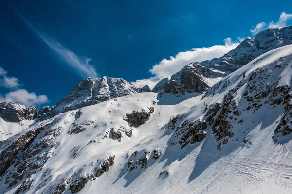 Dzień Wiosny w Sella Nevea — Zdjęcie stockowe