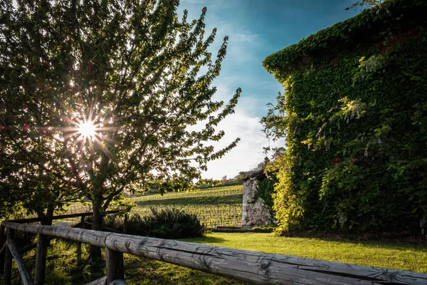 Granja abandonada en el campo de Italia —  Fotos de Stock