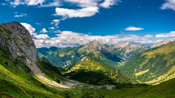 Dia Verão Nos Alpes Friuli Venezia Giulia Itália — Fotografia de Stock