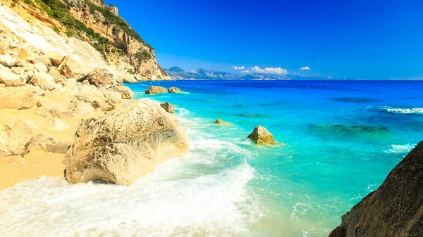 Krásné Zátoky Zálivu Orosei Sardinie — Stock fotografie