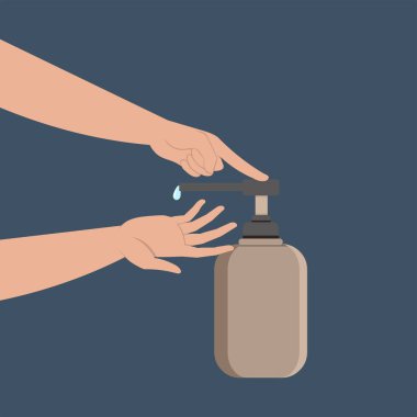 Ellerini dezenfektanla dezenfekte et. 