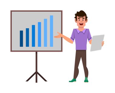 Sunum kopyalama alanı veren adam