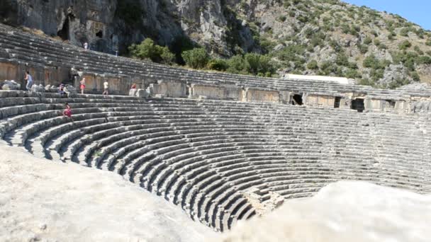 Den romerska amfiteatern — Stockvideo