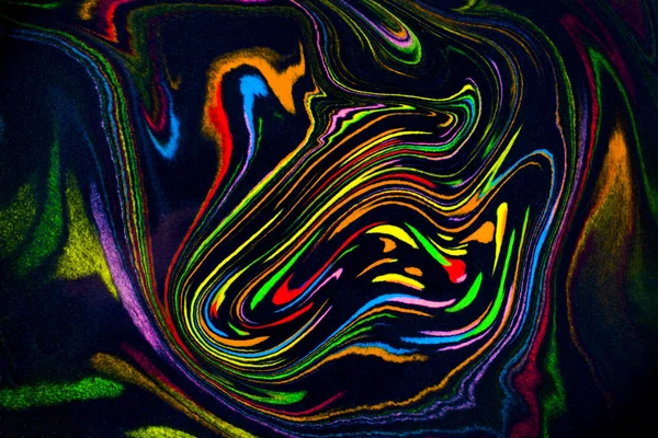 Colorful Flow Painting — Stock Photo, Image