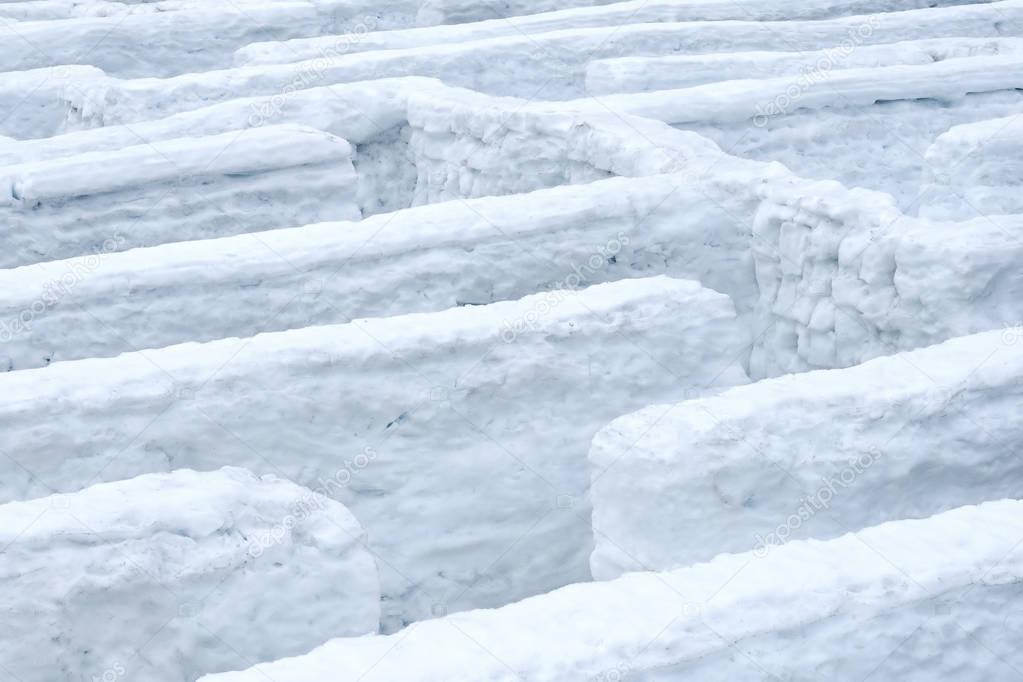 Winter Snow Maze