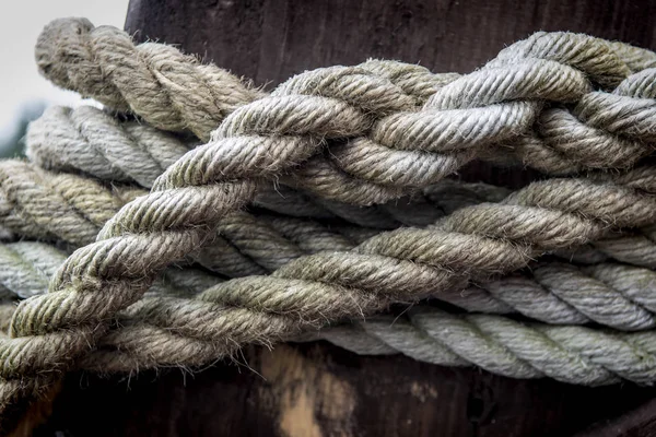 Vecchie corde marine — Foto Stock
