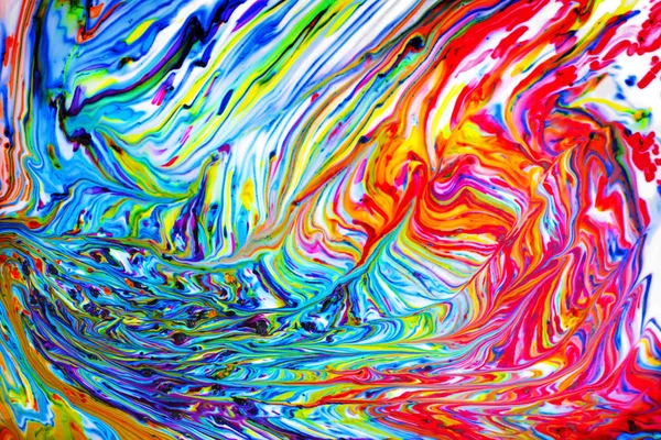 Kleurrijke acrylverf Abstract — Stockfoto