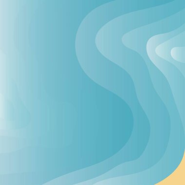 Dalga Arkaplanı benzersiz. Güzel zarif Illustration grafik sanat tasarımı