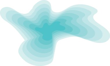 Mavi Dalgaların Soyut Tasarım Yaratıcılık Arkaplanı