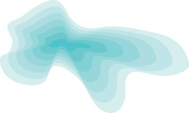 Mavi Dalgaların Soyut Tasarım Yaratıcılık Arkaplanı