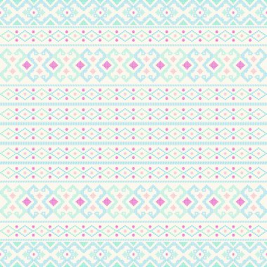 Yaratıcı tasarım kumaş deseni. Kabile etnik süslemesi kusursuz desen. Renkli illüstrasyon. Tekstil için etnik motif