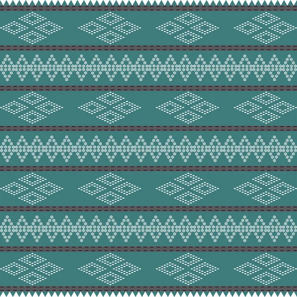 Patrón sin costura étnica Batak con motivo ulos. diseño creativo patrón de tela. ornamento étnico tribal patrón sin costuras. Ilustración colorida. Motivo étnico para textil — Vector de stock