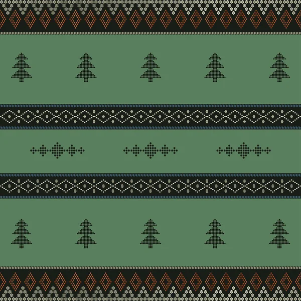 Creative design cloth Horizontal pattern. Tribal ethnic ornament seamless pattern. Colorful illustration. Ethnic motif batik for textile — Stock Vector