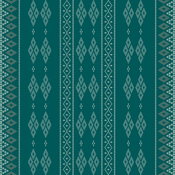 Patrón de tela de diseño creativo. ornamento étnico tribal patrón sin costuras. Ilustración colorida. Motivo étnico para textil — Vector de stock