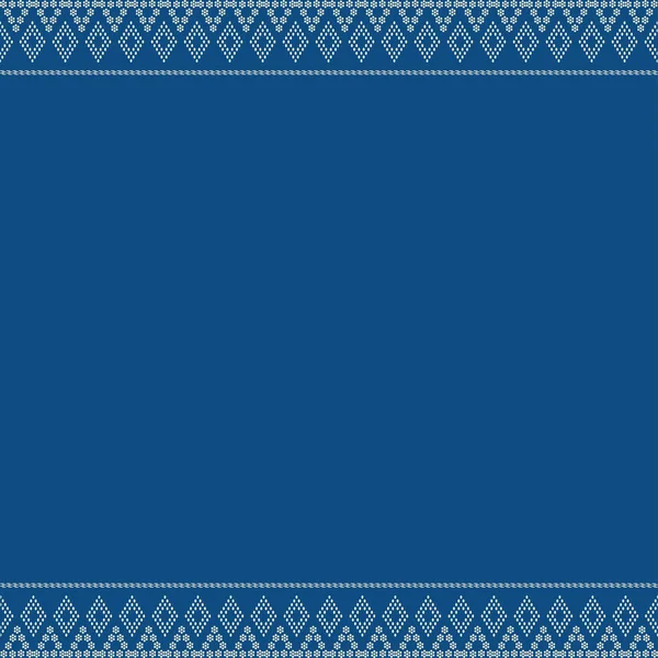 Рамка с рисунком точек на синем классическом фоне — стоковый вектор