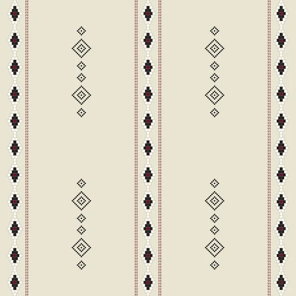 Fond Motif Vectoriel Ornemental Géométrique Sans Couture Tissu Abstrait Motif — Image vectorielle