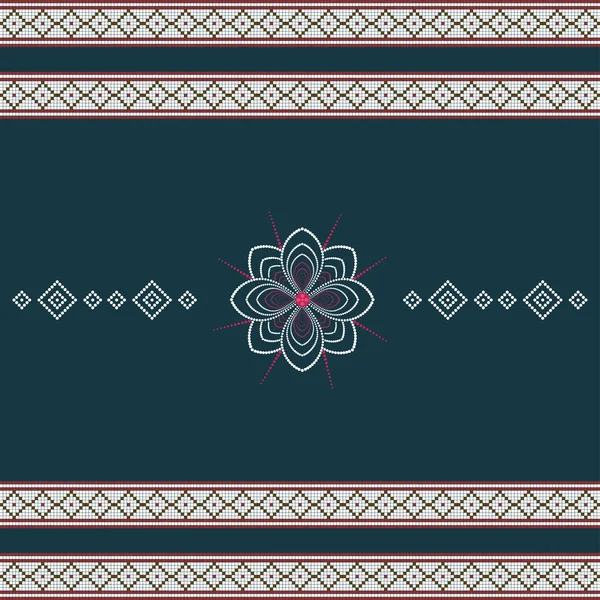 Nahtlose Geometrische Ornamentale Vektormuster Hintergrund Abstraktes Hintergrundmotiv Stoff Kreatives Design — Stockvektor