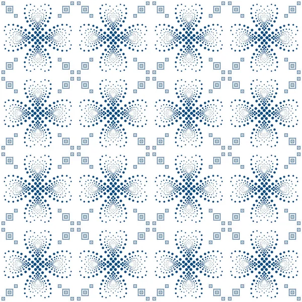 Seamless Geometric Ornamental Pattern White Background Abstract Background Home Wallpaper — Stock Vector