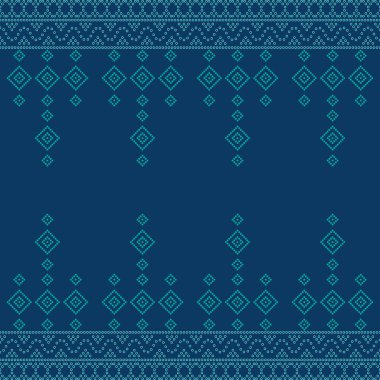 Kusursuz geometrik süs desenli arka plan. Kusursuz geleneksel tekstil bandosu sari sınırı. yaratıcı, kusursuz yerli bandhani dokuları sınır tasarımı