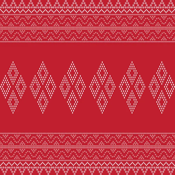 Sömlös Geometriska Prydnadsmönster Bakgrund Sömlös Traditionell Textilbandhani Sari Gränsen Kreativ — Stock vektor
