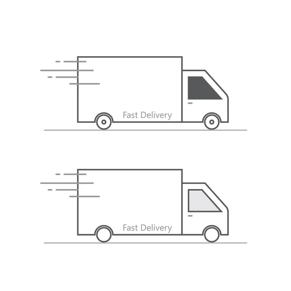 Graficzna Ilustracja Ikony Szybkiej Dostawy Szybka Dostawa Produktów Online Nabywców — Wektor stockowy