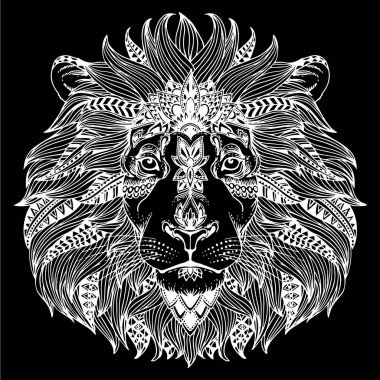 zentangle hayvan kafa