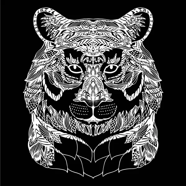 zentangle animal head — Stock Vector © mazeina #129335258
